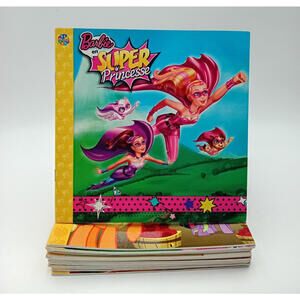 Lot of 16 Phidal French Children’s Books – Princess, Fairy Tales, Barbie – Girls